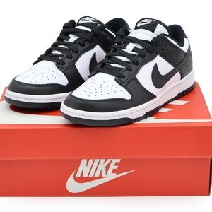 Nike Men's Classic Black and White Sneakers size 13 new dunk low retro